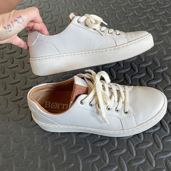 Born White Leather Sneakers - Picture 5 of 9